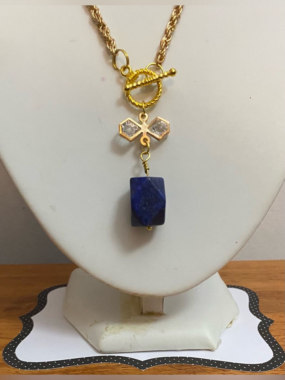 NEW Lapis Lazuli crystal necklace